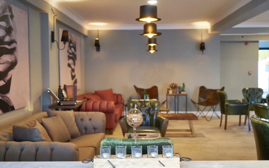 Modern living room space at your apartment in Goa