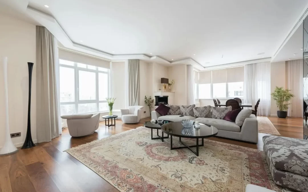 spacious living room