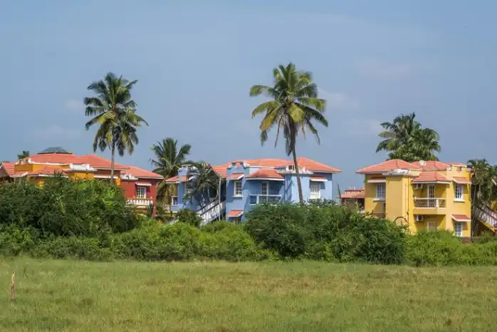 Colourful houses Colourful houses