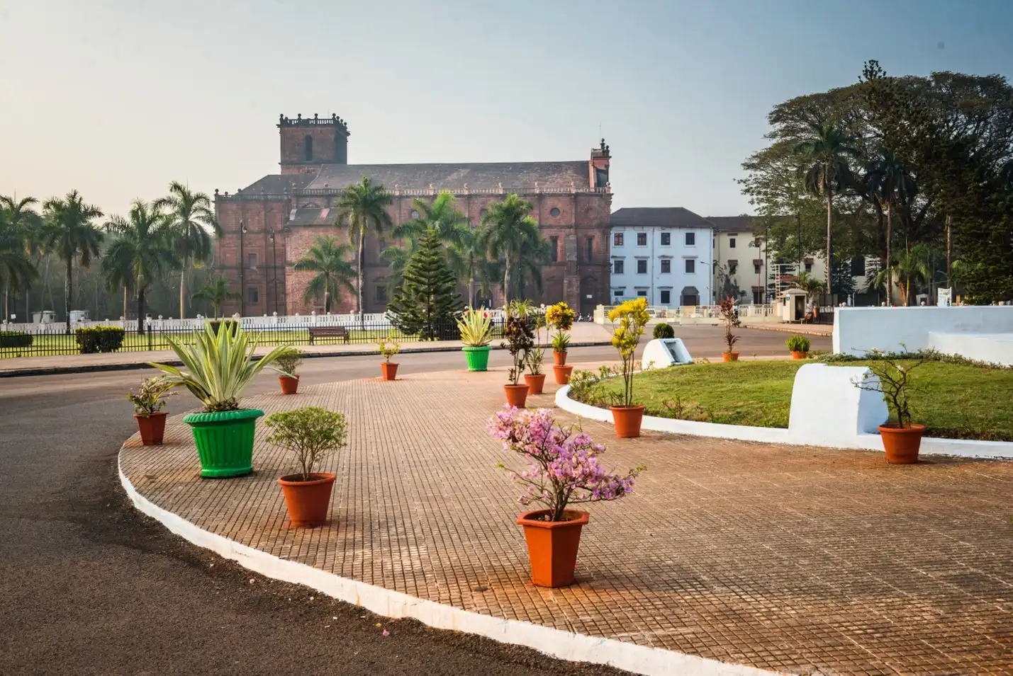 Archaeological Museum of Goa is located near the Basilica of Bom Jesus Church in Old Goa.