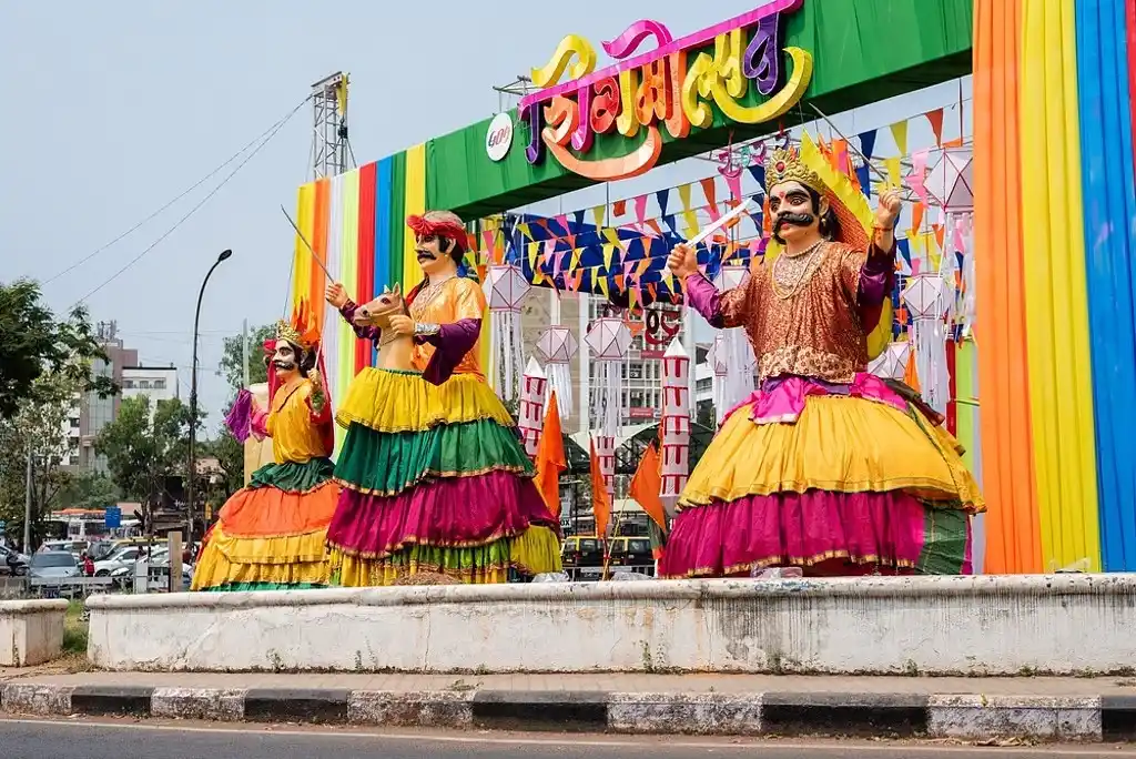 Shigmo decorations in Panjim, Goa.