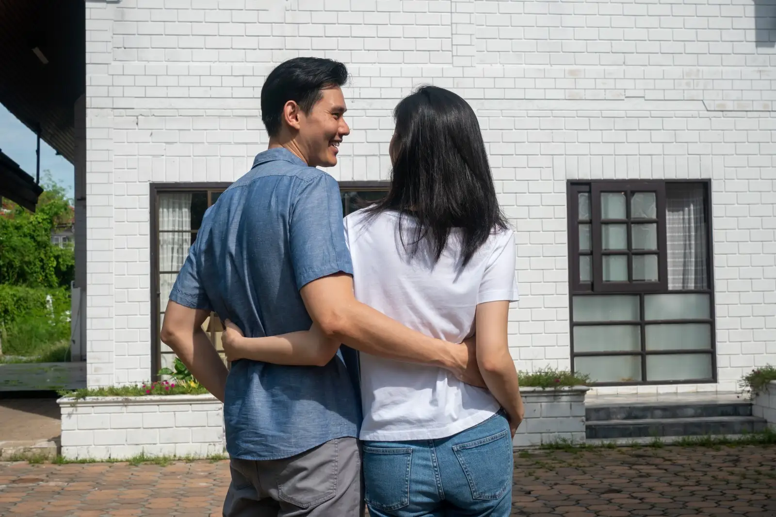 A couple planning to buy a home in Goa.