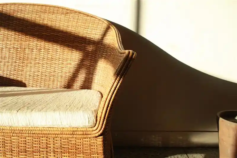 Cane furniture can add a local charm to your apartment in Goa