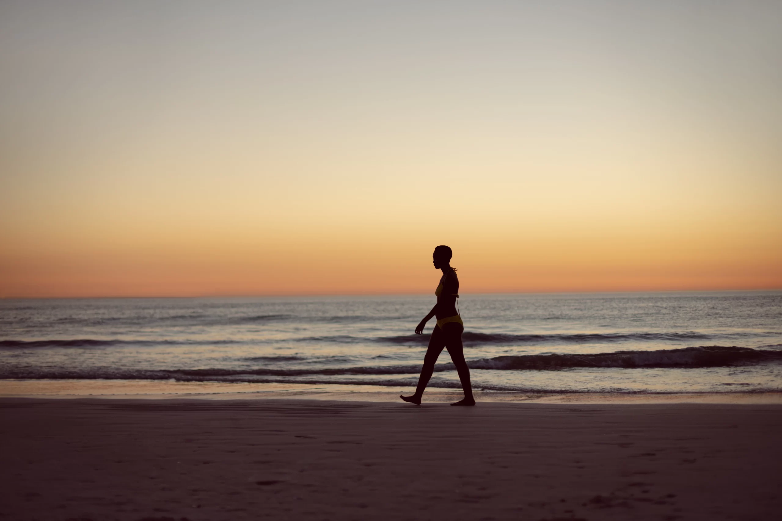 Walks on the beach become part of daily life in Goa.