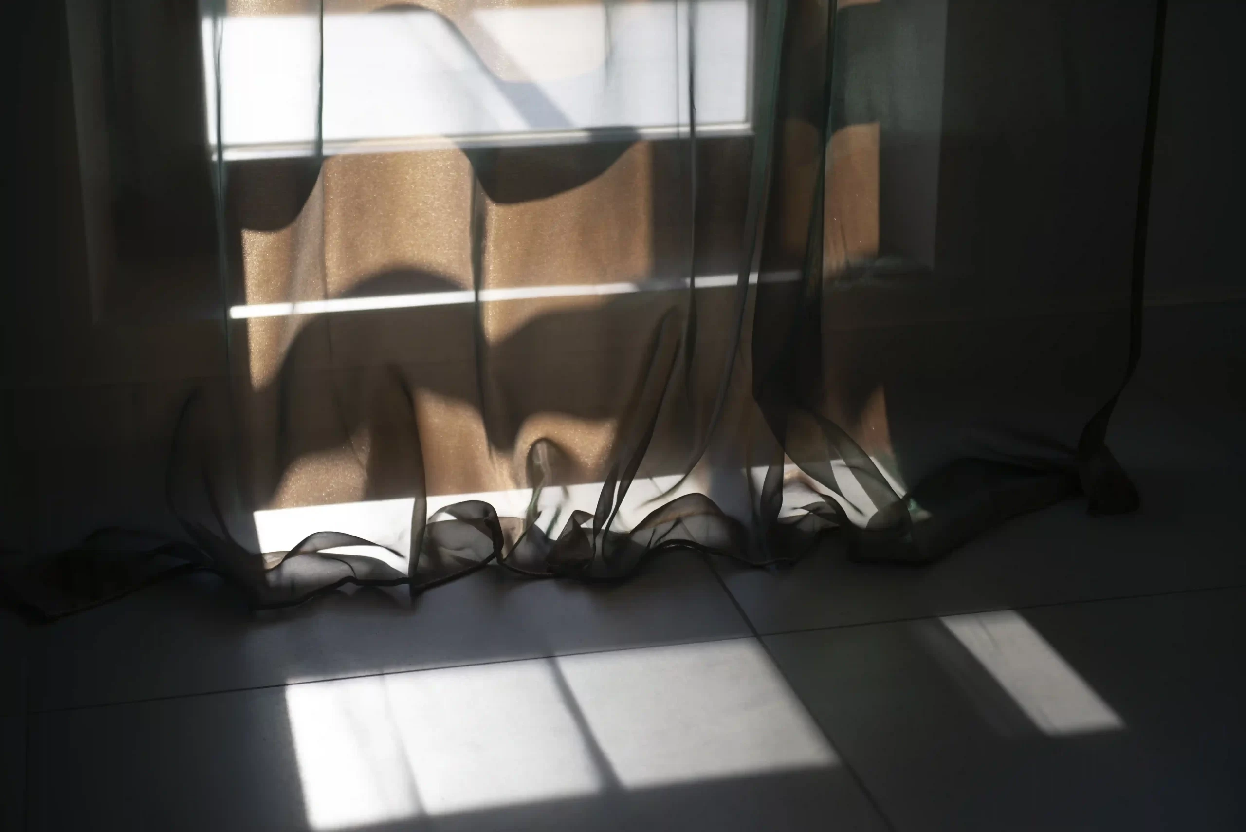 Light entering through the window in a home in Goa